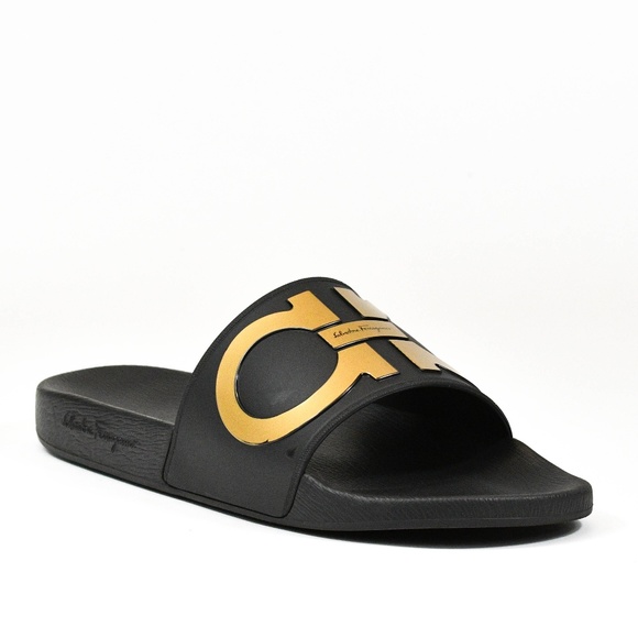 salvatore ferragamo men's slide sandals